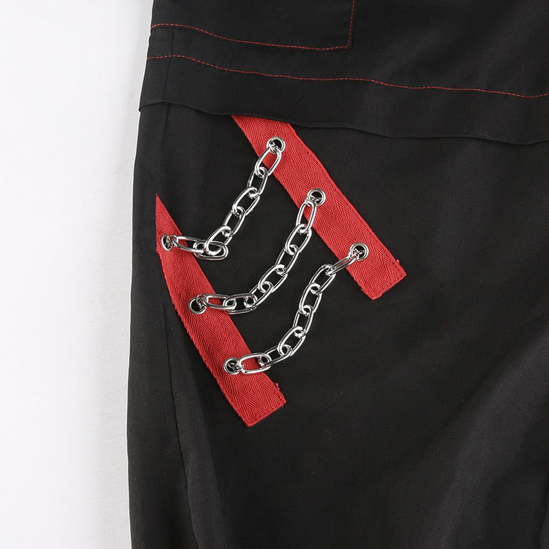 Pantalon avec Chaîne Punk
