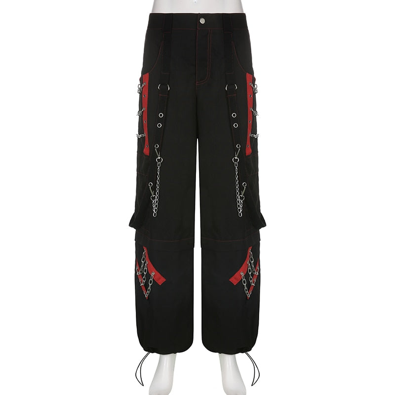 Pantalon avec Chaîne Punk